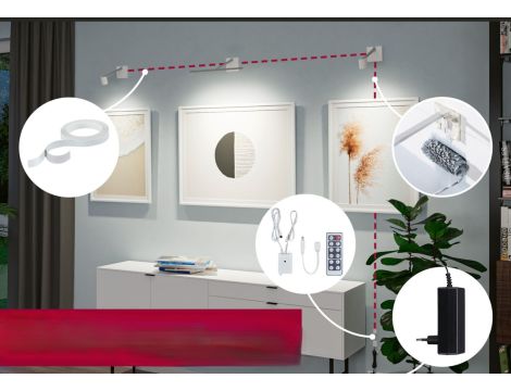 Oprawa ścienna XANA LED 420lm 2700K 24V 5.5W aluminium szczotkowane - 4