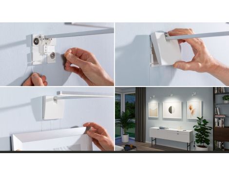 Oprawa ścienna ADELIA LED zestaw 370lm 2700K 4.5W 24V aluminium szczotkowane - 7