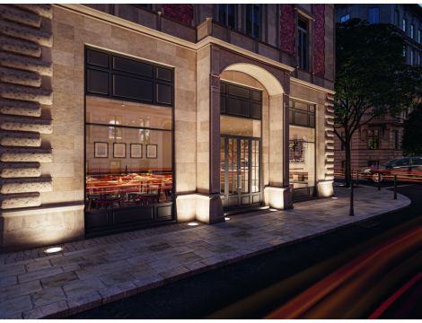 Oprawa najazdowa DUREA LED 8W 530lm IP67 okrągła 3000K 230V stal nierdzewna / szkło - 4