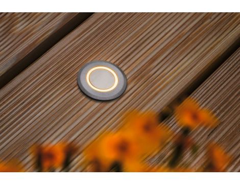 Oprawa wpuszczana podłogowa LED 2.2W 15lm IP67 2200K 230V aluminium metal - 4