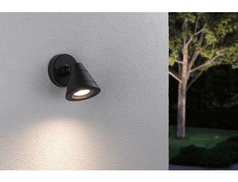 Oprawa elewacyjna TRIAN GU10 MAX.35W IP 44 odporny na wodę morską 230V antracyt aluminium - 4