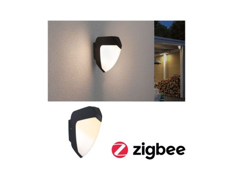 Oprawa elewacyjna IKOSEA LED SH Zigbee 4.5W 350lm DIM IP44 2200-3000K 230V antracyt tworzywo sztuczne - 4