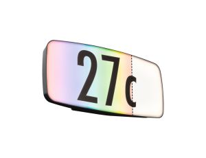 Oprawa numeryczna SHERRA LED SH Zigbee RGBW+ 6.5W 430lm IP44 czujnik ruchu+zmierzchu 230V antracyt tworzywo sztuczne