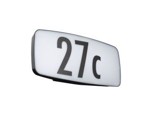 Oprawa numeryczna SHERRA LED SH Zigbee 6.5W 430lm IP44 2200-3000K czujnik ruchu+zmierzchu 230V antracyt tworzywo sztuczne - image 2