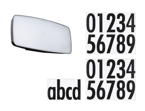 Oprawa numeryczna SHERRA LED SH Zigbee 6.5W 430lm IP44 2200-3000K czujnik ruchu+zmierzchu 230V antracyt tworzywo sztuczne - 8