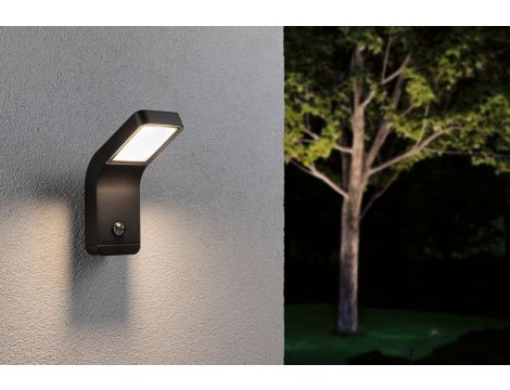 Oprawa elewacyjna KULMA LED 7.5W 520lm 500mm 3000K czujnik ruchu+zmierzchu IP44 odporna na wodę morską 230V antracyt aluminium - 3