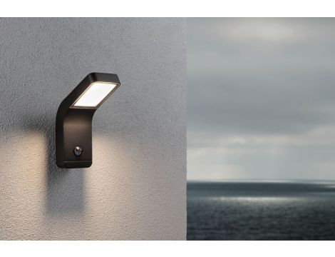 Oprawa elewacyjna KULMA LED 7.5W 520lm 500mm 3000K czujnik ruchu+zmierzchu IP44 odporna na wodę morską 230V antracyt aluminium - 4