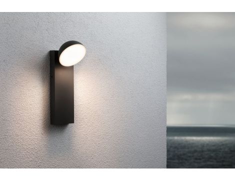 Oprawa elewacyjna PUKA LED 8.5W 460lm 3000K IP44 odporna na wodę morską 230V antracyt aluminium - 5