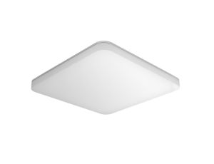 Oprawa z czujnikem ruchu i zmierzchu RS PRO R30 Q basic SC HF Bluetooth Mesh 23,4W LED 2964lm 4000K światło bazowe IP40 IK07 230V biała/ tworzywo sztuczne / kwadrat