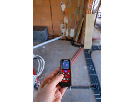 Dalmierz laserowy BENNING LD60  LCD kolorowy 650nm klasa II zasięg 60m IP54 - 3