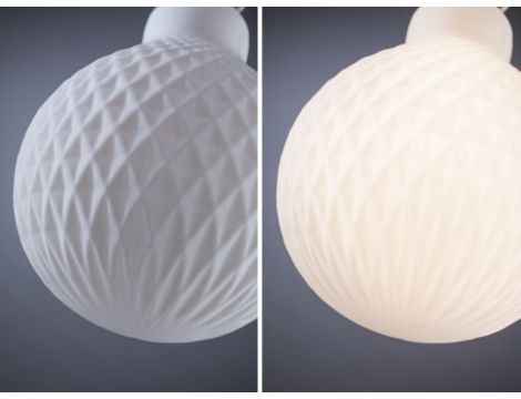 Źródło światła LED LAMPION V1 biała G125 E27 400lm 4,3W 3000K DIM 230V szkło - 4