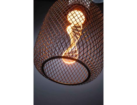 Źródło światła LED METALLIC GLOW ZYL czarny Helix E27 3,5W 110lm 1800K 230V - 3