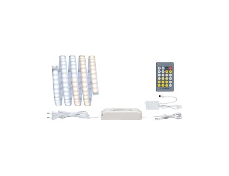 Taśma MaxLED1000 zestaw podst. 1,5m TunW IP44 Cover 2700-6500K 17W 230/24V 40VA srebrny / tworzywo sztuczne - 3