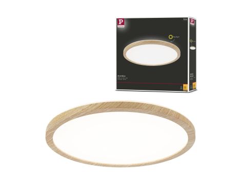 Plafoniera ATRIA Wood Backlight 16W 293mm 1600lm 3000K IP44 230V drewnopodobny / tworzywo sztuczne - 7