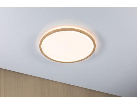 Plafoniera ATRIA Wood Backlight 22W 420mm 2300lm 3000K IP44 230V drewnopodobny / tworzywo sztuczne - 4