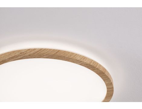 Plafoniera ATRIA Wood Backlight 16W 293mm 1600lm 4000K IP44 230V drewnopodobny / tworzywo sztuczne - 3