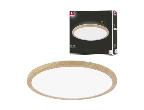 Plafoniera ATRIA Wood Backlight 16W 293mm 1600lm 4000K IP44 230V drewnopodobny / tworzywo sztuczne - 7