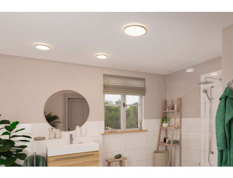 Plafoniera ATRIA Wood Backlight 16W 293mm 1600lm 4000K IP44 230V drewnopodobny / tworzywo sztuczne - 5