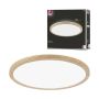 Plafoniera ATRIA Wood Backlight 16W 293mm 1600lm 4000K IP44 230V drewnopodobny / tworzywo sztuczne - 8