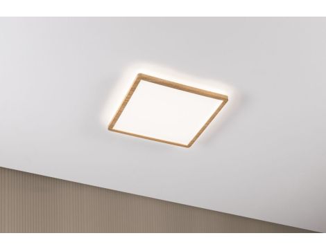Plafoniera ATRIA Wood Backlight 16W 293X293 1600lm 4000K IP44 230V drewnopodobny / tworzywo sztuczne - 4
