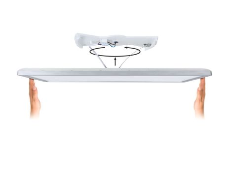 Plafoniera ATRIA Wood Backlight 16W 293X293 1600lm 4000K IP44 230V drewnopodobny / tworzywo sztuczne - 7