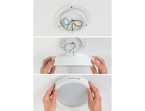 Plafoniera COSARA 15W 300MM 1300lm 3000K IP44 230V beżowy - 5