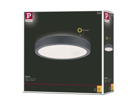 Plafoniera COSARA 15W 300MM 1300lm 3000K IP44 230V ciemnoszary - 8
