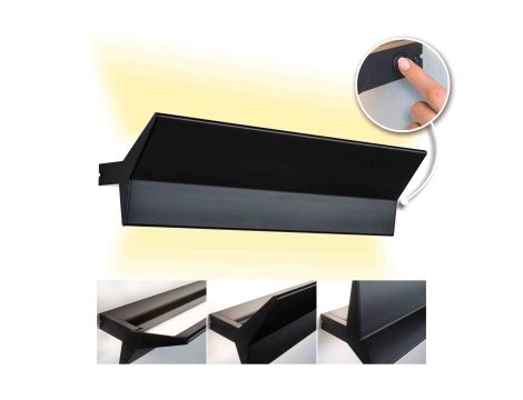 Oprawa ścienna STINE 13W + 4W 2700K 1400lm DIM 230V czarny matowy - 5