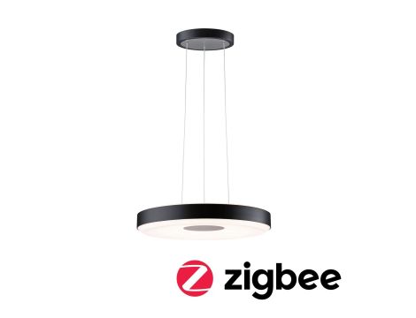 Lampa wisząca PURIC PANE LED SH Zigbee 11W DIM 400mm 230V czarny / szary / metal - 3