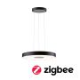 Lampa wisząca PURIC PANE LED SH Zigbee 11W DIM 400mm 230V czarny / szary / metal - 4