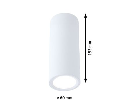 Oprawa sufitowa BAREEL LED 6W 470lm 3Step DIM 2700K 230V biały mat / metal - 6