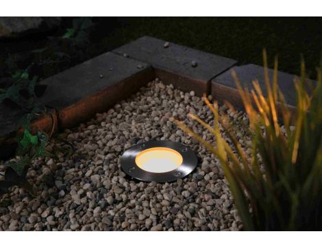 Oprawa dogruntowa Plug & Shine FLOOR SH Zigbee RGBW 4.6W IP65 RGBW 24V czarny / metal - 6