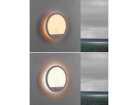 Plafoniera LAMINA LED 14W okrągła PIR 2200K- 3000K IP44 230V biały / tworzywo sztuczne - 5