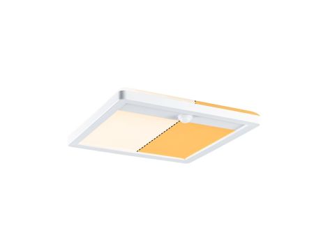Plafoniera LAMINA LED 14W kwadratowa  PIR 2200K- 3000K IP44 230V biały / tworzywo sztuczne