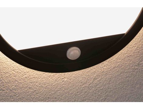 Plafoniera LAMINA LED 14W okrągła PIR 2200K- 3000K IP44 230V czarny / tworzywo sztuczne - 6