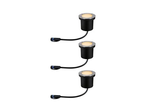 Oprawa dogruntowa Plug & Shine FLOOR zestaw 3x4.5W 2200K IP67 24V antracyt / stal nierdzewna - 2