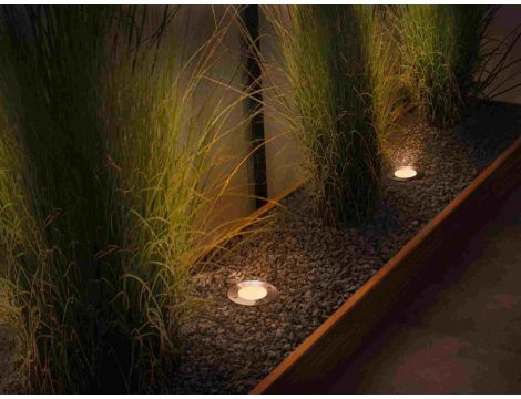 Oprawa dogruntowa FLOOR LED okrągła 2200K IP65 230V stal szlachetna - 5