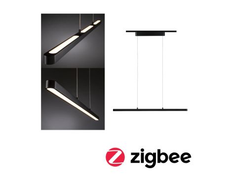 Lampa wisząca URail LENTO LED DIM SH Zigbee 3x15.5W 3x1800lm 230V czarny mat / aluminium - 3