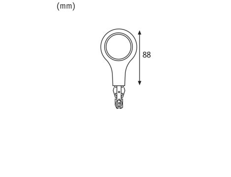 Oprawa URail LED DIM zaślepka 1x5,3W 2700K 230V czarny mat / metal - 3