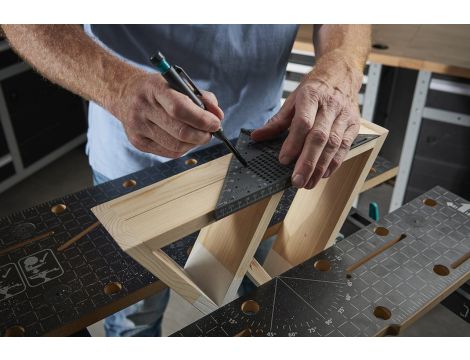 Kątownik pomiarowo traserski 3D VARIO - Wolfcraft - 4