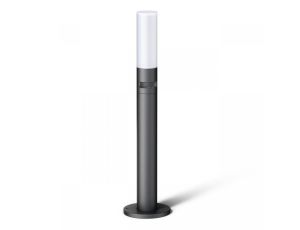 Lampa ogrodowa z czujnikiem ruchu i zmierzchu Steinel GL 65 S LED 8,5W 3000K 575lm IP44 IK03 230V  antracyt / aluminium