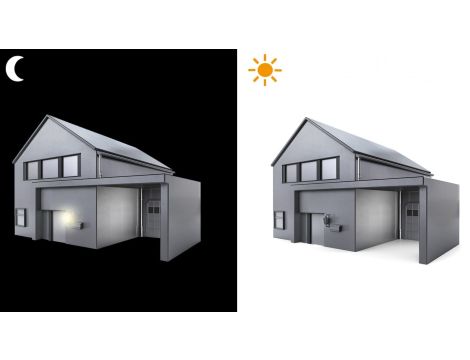 Czujnik zmierzchowy Steinel NightMatIQ max.1000W IP54 230V antracyt - 5