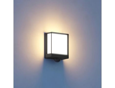 Lampa elewacyjna z czujnikiem ruchu i zmierzchu Steinel L 40 SC LED iHF Bluetooth Mesh Connect 12,9W 3000K 1057lm IP54 IK03 230V antracyt / aluminium - 3