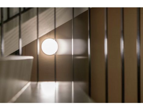 Oprawa z czujnikem ruchu i zmierzchu RS PRO R20 SC HF Bluetooth Mesh 15,3W LED 1976lm 4000K światło bazowe IP40 IK07 230V biała/ tworzywo sztuczne - 2