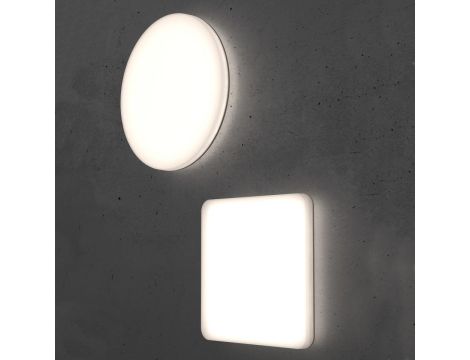 Oprawa z czujnikem ruchu i zmierzchu RS PRO R30 Q plus SC HF Bluetooth Mesh 23,9W LED 2813lm 3000K światło bazowe IP40 IK07 230V biała/ tworzywo sztuczne / kwadrat - 3