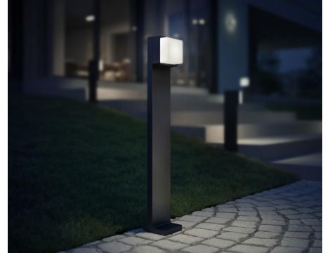 Oprawa ogrodowa bez czujnika ruchu i zmierzchu STEINEL GL 80 C 600 Bluetooth Mesh 9W 719lm 3000K IP44 IK03 230V antracyt / aluminium - 2