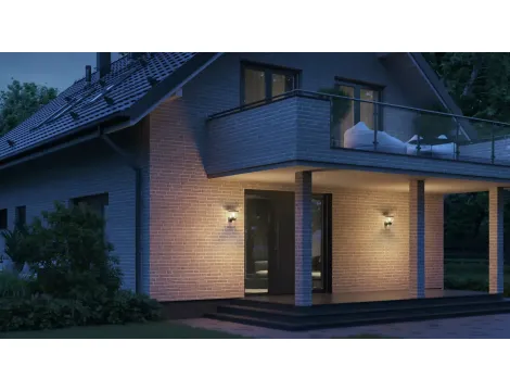 Lampa elewacyjna  bez czujnika Steinel L10  PIR max.15W E27 IP44 IK03 230V czarna / tworzywo sztuczne - 4