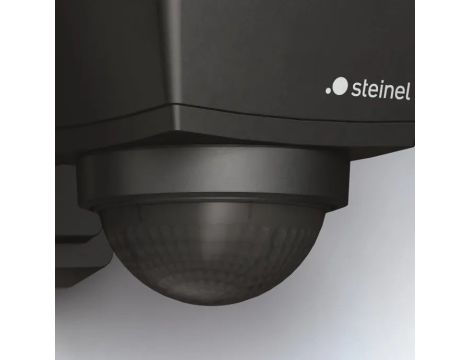 Lampa elewacyjna z czujnikiem ruchu i zmierzchu Steinel L 10 S PIR max.15W E27 IP44 IK03 230V czarna / tworzywo sztuczne - 4