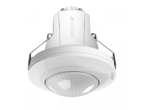 Czujnik ruchu i zmierzchu MD-8 COM1 podtynkowy z łapkami IP20 okrągły biały