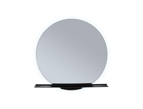 Lustro łazienkowe z półką MIRO LED 11W 500lm 2700/4000/6500K 500mm IP44 230V czarny mat / lustro / metal - 2